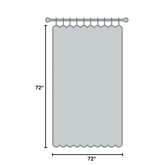 LIVILAN Floral Shower Curtain – Colorful Watercolor Wildflower Fabric 72” x 72” - Picture 3 of 8